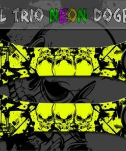 Budget 🧨 Bars Neon Yellow Skull Trio 🐶 Dog Bone Opener ❤️