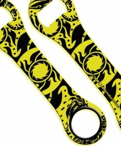 Cheap 😍 Bars Neon Yellow 🦮 Dog Bone Opener - Tribal Sun 👍