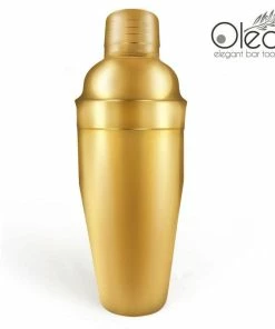 Discount 😍 Bars Olea™ Gold Plated 3-Piece Cocktail Shaker Deluxe - 24 Ounce 😉