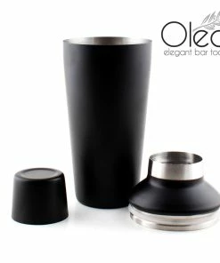 Cheap 🌟 Bars Olea™ Black Matte Shaker - 24 Ounce - 3 Piece ⌛ -Bars Sales Shop olea 3piece shaker black clean2 800x