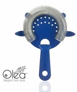Best deal 🛒 Bars Olea™ 4 Prong Cocktail Strainer - Metallic NEON Blue 💯 -Bars Sales Shop olea 4p cocktail strainer neon blue bpc 4 800x