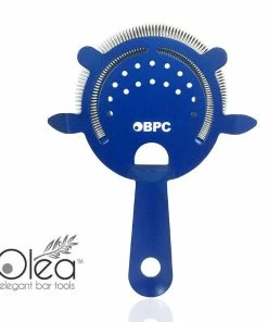 Best deal 🛒 Bars Olea™ 4 Prong Cocktail Strainer - Metallic NEON Blue 💯