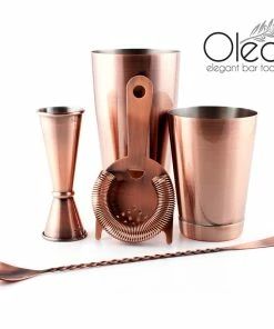 New 😉 Bars Olea™ Bar Set - Antique Copper 🛒