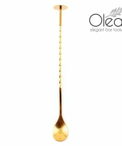 Best Sale 🧨 Bars Olea™ Bar Spoon W/ Muddler - Color Options 👍 -Bars Sales Shop olea bar spoon muddler gold clean 800x