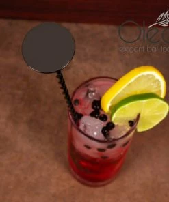 Best Sale 🧨 Bars Olea™ Bar Spoon W/ Muddler - Color Options 👍 -Bars Sales Shop olea bar spoon muddler gunmetal scene3 800x