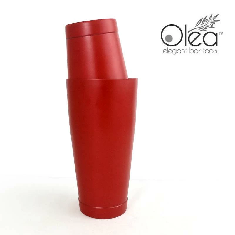 Buy 👏 Bars Olea™ NEON Cocktail Shaker - 28oz Weighted - Metallic Red 🤩 4 Buy 👏 Bars Olea™ NEON Cocktail Shaker - 28oz Weighted - Metallic Red 🤩 - Image 4
