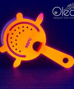 Top 10 😉 Bars Olea™ 4 Prong Cocktail Strainer - Metallic NEON Red 🎉 -Bars Sales Shop olea cocktail strainer 4p neon red bpc 6 800x