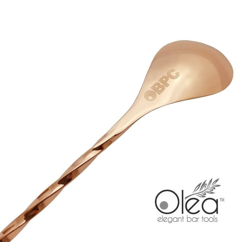 Wholesale ๐ Bars Oleaโข Bar Spoon - Copper Plated With Weighted Tip (30cm) ๐ 4 Wholesale ๐ Bars Oleaโข Bar Spoon - Copper Plated With Weighted Tip (30cm) ๐ - Image 4