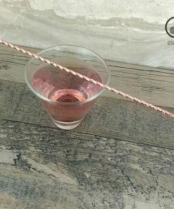 Wholesale 🤩 Bars Olea™ Bar Spoon - Copper Plated With Bent Tip (40cm) 🎉 -Bars Sales Shop olea copper bar spoon bent tip 40 12 800x