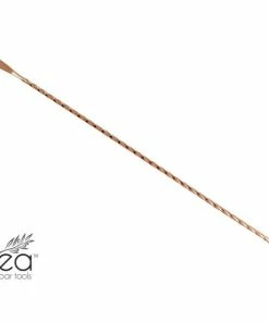Wholesale 🤩 Bars Olea™ Bar Spoon - Copper Plated With Bent Tip (40cm) 🎉 -Bars Sales Shop olea copper bar spoon bent tip 40 7 800x