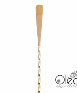 Wholesale 🤩 Bars Olea™ Bar Spoon - Copper Plated With Bent Tip (40cm) 🎉 -Bars Sales Shop olea copper bar spoon bent tip 4 1 800x
