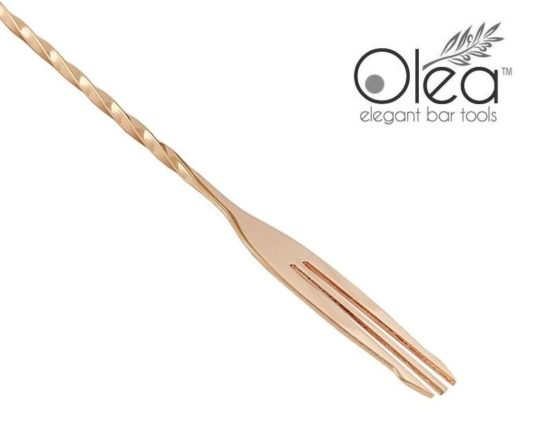 Deals 😉 Bars Olea™ Bar Spoon - Copper Plated With Trident Fork Tip (50cm) ⌛ 6 Deals 😉 Bars Olea™ Bar Spoon - Copper Plated With Trident Fork Tip (50cm) ⌛ - Image 6