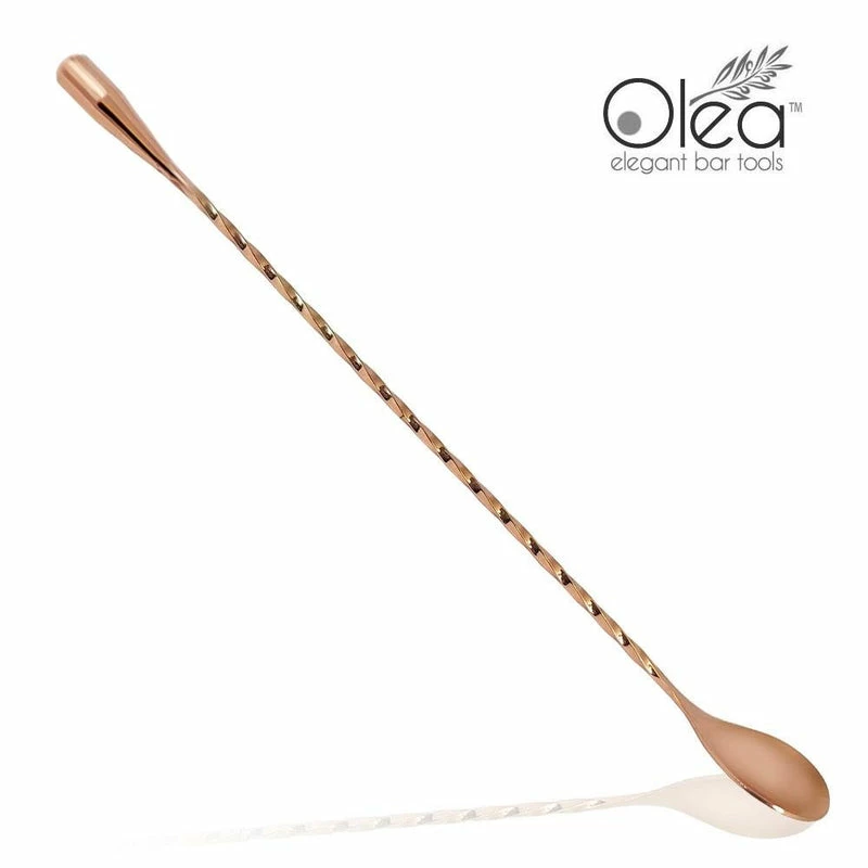 Wholesale ๐ Bars Oleaโข Bar Spoon - Copper Plated With Weighted Tip (30cm) ๐ 1 Wholesale ๐ Bars Oleaโข Bar Spoon - Copper Plated With Weighted Tip (30cm) ๐