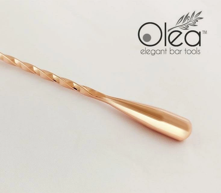 Wholesale ๐ Bars Oleaโข Bar Spoon - Copper Plated With Weighted Tip (30cm) ๐ 6 Wholesale ๐ Bars Oleaโข Bar Spoon - Copper Plated With Weighted Tip (30cm) ๐ - Image 6