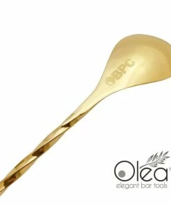 Top 10 😍 Bars Olea™ Bar Spoon - Gold Plated With Weighted Tip (50cm) 😍 -Bars Sales Shop olea gold bar spoon bent tip 3 8 800x