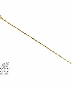 Flash Sale 🥰 Bars Olea™ Bar Spoon - Gold Plated With Trident Fork Tip (50cm) 😍 -Bars Sales Shop olea gold bar spoon fork tip 7 800x