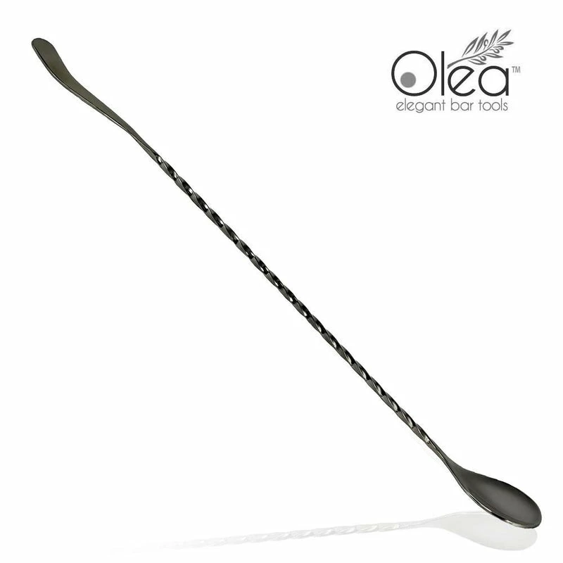Top 10 ⭐ Bars Olea™ Bar Spoon - Gunmetal Plated With Bent Tip (30cm) 🔥 1 Top 10 ⭐ Bars Olea™ Bar Spoon - Gunmetal Plated With Bent Tip (30cm) 🔥