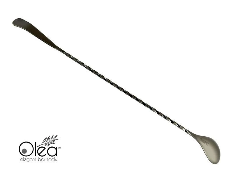 Top 10 ⭐ Bars Olea™ Bar Spoon - Gunmetal Plated With Bent Tip (30cm) 🔥 4 Top 10 ⭐ Bars Olea™ Bar Spoon - Gunmetal Plated With Bent Tip (30cm) 🔥 - Image 4