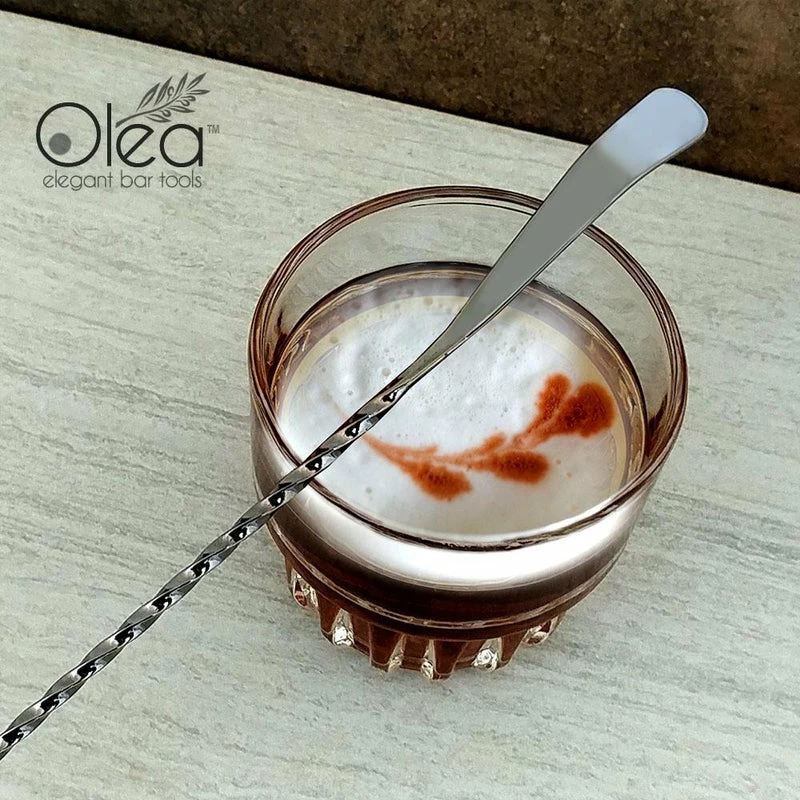 Top 10 ⭐ Bars Olea™ Bar Spoon - Gunmetal Plated With Bent Tip (30cm) 🔥 2 Top 10 ⭐ Bars Olea™ Bar Spoon - Gunmetal Plated With Bent Tip (30cm) 🔥 - Image 2