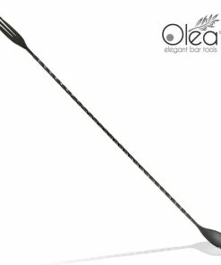 Coupon ✔️ Bars Olea™ Bar Spoon - Gunmetal Plated With Trident Fork Tip (40cm) ⌛