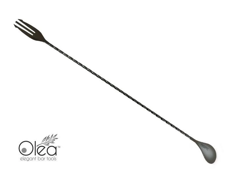 Coupon ✔️ Bars Olea™ Bar Spoon - Gunmetal Plated With Trident Fork Tip (40cm) ⌛ 3 Coupon ✔️ Bars Olea™ Bar Spoon - Gunmetal Plated With Trident Fork Tip (40cm) ⌛ - Image 3