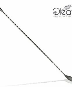 Promo 🌟 Bars Olea™ Bar Spoon - Gunmetal Plated With Weighted Tip (40cm) ❤️