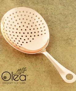 Best Pirce ⭐ Bars Olea™ Julep Cocktail Strainer (Copper Plated) 🔔 -Bars Sales Shop olea julep strainer copper plated bpc 3 800x