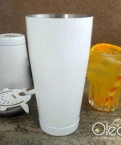 Brand new 🎉 Bars Olea™ Cocktail Shaker - 28oz Weighted - Matte White 💯 -Bars Sales Shop olea white cocktail shaker 28oz bpc 5 800x