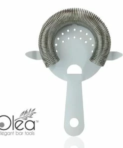 Hot Sale 💯 Bars Olea™ 4 Prong Cocktail Strainer - Matte White 🧨 -Bars Sales Shop olea white cocktail strainer 4p bpc 4 800x