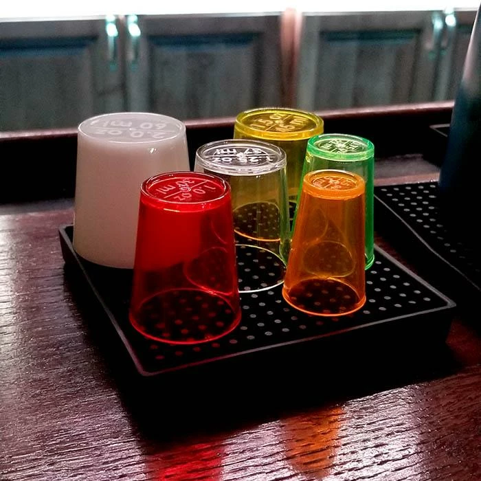 Discount 😍 Bars Acrylic Pyramid™ Jiggers - Multi Colored 🎉 3 Discount 😍 Bars Acrylic Pyramid™ Jiggers - Multi Colored 🎉 - Image 3