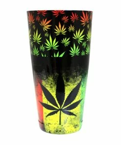 Best Sale ❤️ Bars Printed Cocktail Shaker Tin - Rasta - 28 Ounce Weighted 🧨