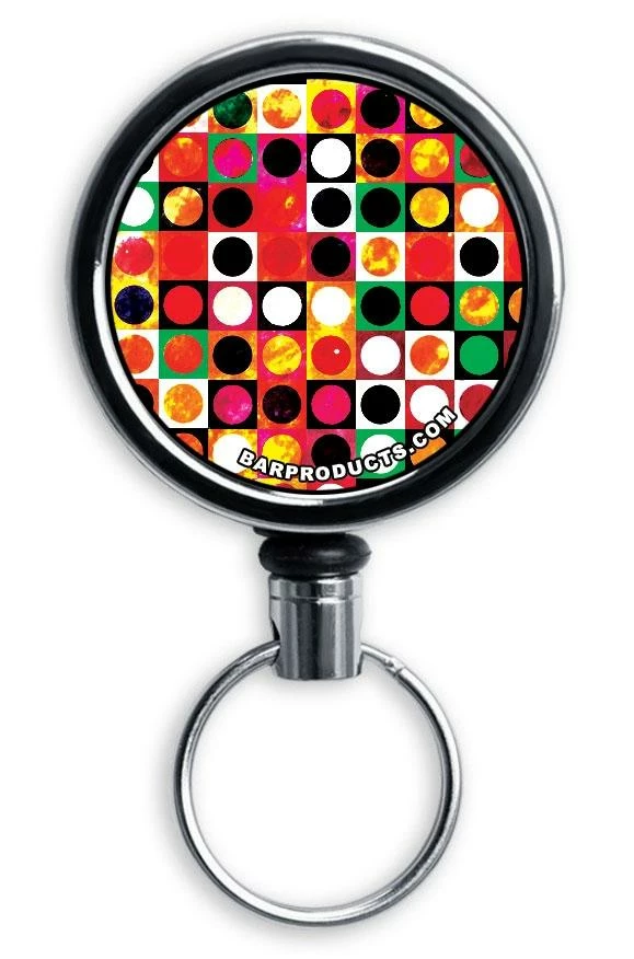 Cheap โ Bars Add Your Name - Mini Bottle Opener With Retractable Reel - Grungy Retro Dots ๐ 2 Cheap โ Bars Add Your Name - Mini Bottle Opener With Retractable Reel - Grungy Retro Dots ๐ - Image 2