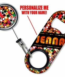 Cheap โ Bars Add Your Name - Mini Bottle Opener With Retractable Reel - Grungy Retro Dots ๐ 8 Cheap โ Bars Add Your Name - Mini Bottle Opener With Retractable Reel - Grungy Retro Dots ๐ -Bars Sales Shop retro polka reel opener set 1 800x