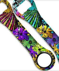 Cheapest 🥰 Bars Colorful Sea Shells Kolorcoat™ 🦮 Dog Bone Bottle Opener 🛒