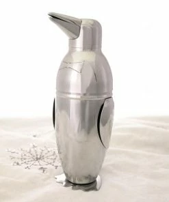 Best Pirce ⭐ Bars 3 Piece Penguin Cocktail Shaker 🥰 -Bars Sales Shop sh peng 18 18oz penguin cocktail shaker 9 800x