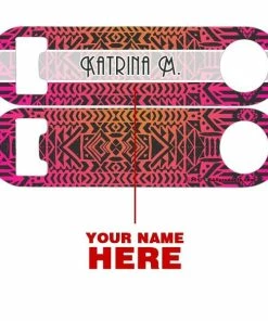 Wholesale 👍 Bars Add Your Name - Skinny Mini Bottle Opener - Boho Aztec ✨