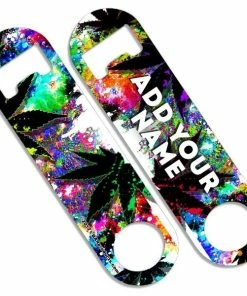 Best deal 👏 Bars Add Your Name - Skinny Mini Bottle Opener - Colorful Stoner 👍