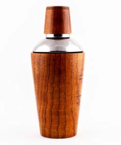 Discount 🔔 Bars 17 Ounce - Solid Wood 3 Piece Cocktail Shaker 🧨