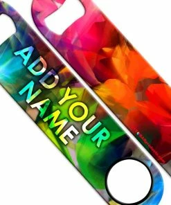 Flash Sale ✨ Bars Abstract Colors Speed Bottle Opener – ADD YOUR NAME 💯