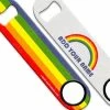 New 🔥 Bars ADD YOUR NAME Speed Bottle Opener - Retro Series - Rainbow 🔥