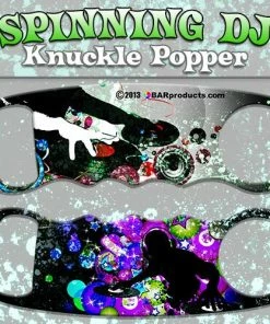 Best deal 🎁 Bars Spinning DJ Knuckle Popper Bottle Opener 😉