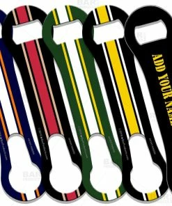 Wholesale 👏 Bars ADD YOUR NAME V-Rod® Bottle Opener - Sports Theme (Several Colors Available) 😉