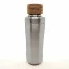 Discount 👍 Bars Stainless Steel 3 Piece Cocktail Shaker W/ Wood Cap - 26oz 🌟