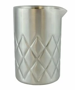 Outlet 😀 Bars BarConic® Mixing Pitcher - Stainless Steel Double Wall Diamond Pattern (500ml (17oz)) 🔥