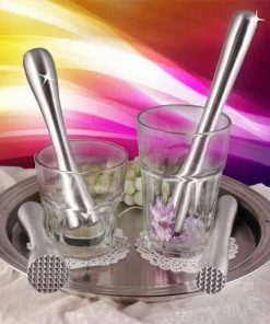 Cheapest 💯 Bars Stainless Steel Muddlers With Serrated End 🌟 -Bars Sales Shop ss mudler serrated end 800x