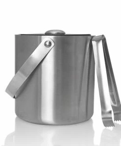 Brand new 🛒 Bars Stainless Steel Ice Bucket And Ice Tongs 🛒 -Bars Sales Shop stainless steel ice bucket lid closed ib inwt 1 800x
