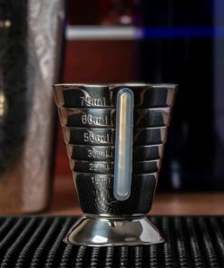 Budget 🌟 Bars BarConic® Jigger - Measured (Stainless Steel Or Gold Option) 🌟 -Bars Sales Shop stainless steel jigger scene1 800x