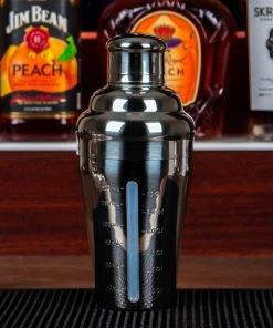 Best reviews of 😀 Bars BarConic® Measured Shaker - Stainless Steel 🔔 -Bars Sales Shop stainless steel measured shaker scene1 800x