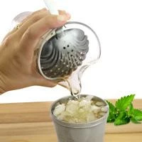 Best Sale 😉 Bars BarConic® Stainless Steel Shell Julep Strainer 🌟 4 Best Sale 😉 Bars BarConic® Stainless Steel Shell Julep Strainer 🌟 - Image 4