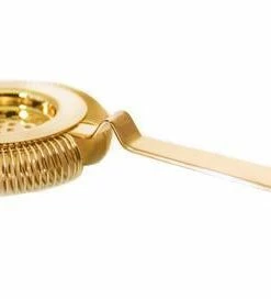 Best deal 🔔 Bars BarConic® Long Ridged Handle No Prong Strainer - Gold ✨